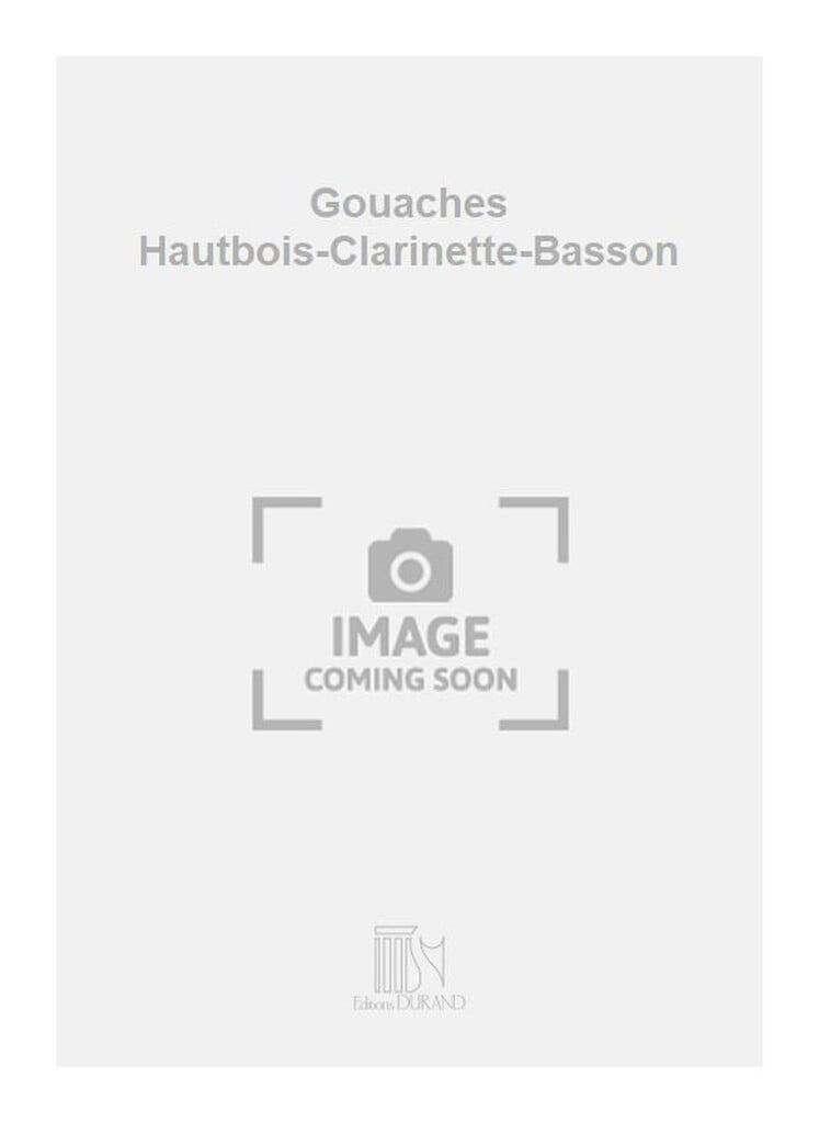 Gouaches Hautbois-Clarinette-Basson